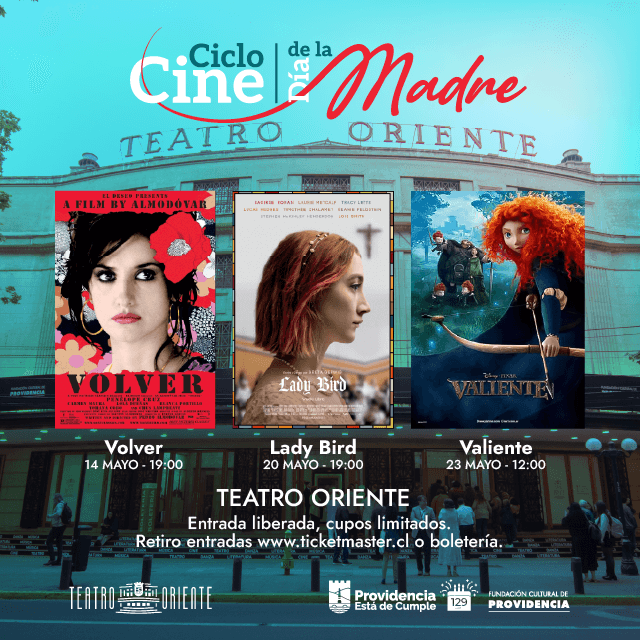 Ciclo de Cine Día de la Madre - 14, 20, y 23 de Mayo 2026