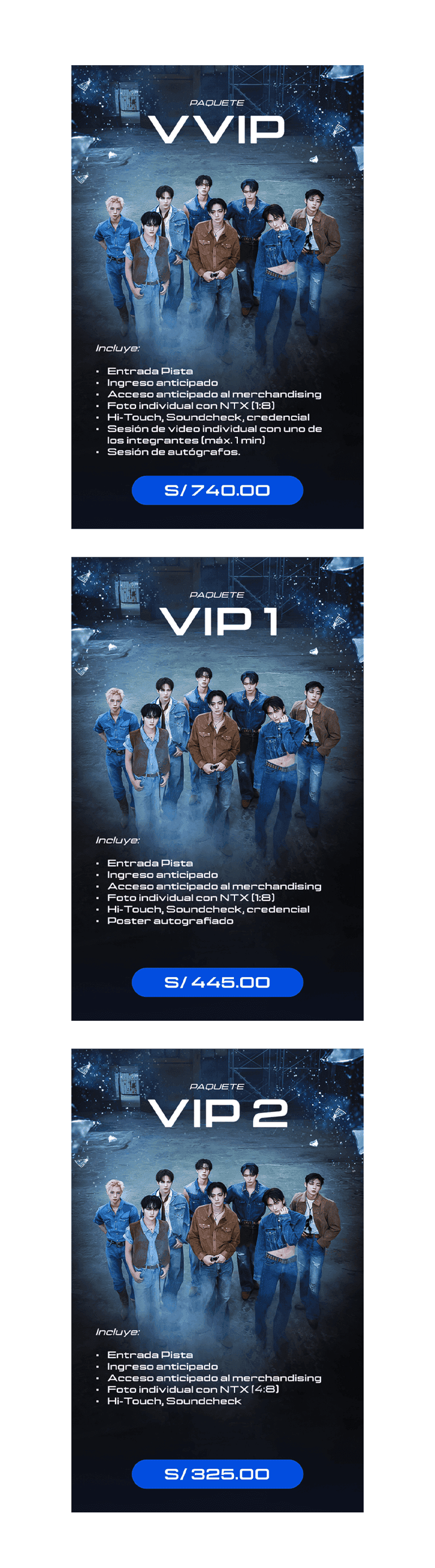 PAQUETES VIP