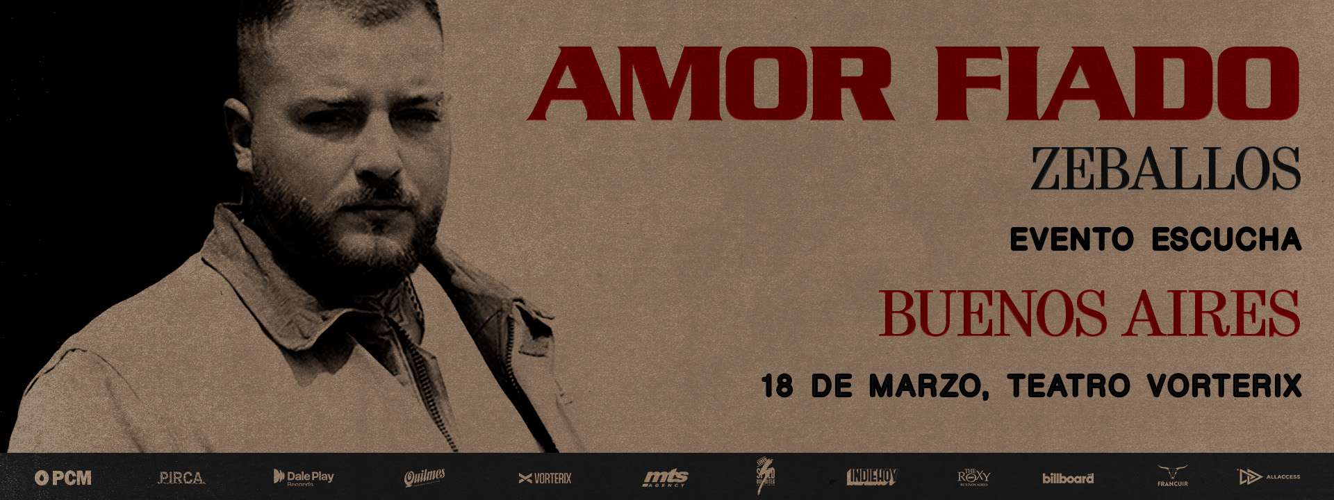 ZEBALLOS - Escucha exclusiva "AMOR FIADO"