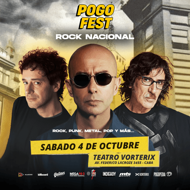 POGOFEST - ESPECIAL ROCK NACIONAL en Teatro Vorterix