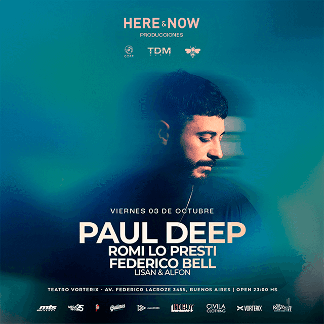 HERE AND NOW en Teatro Vorterix