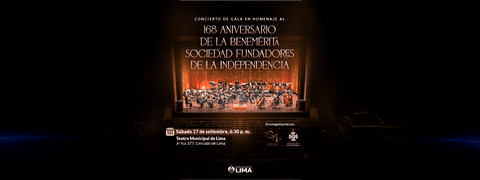 Concierto de Gala en Homenaje al 168 Aniv. de la Benemerita
