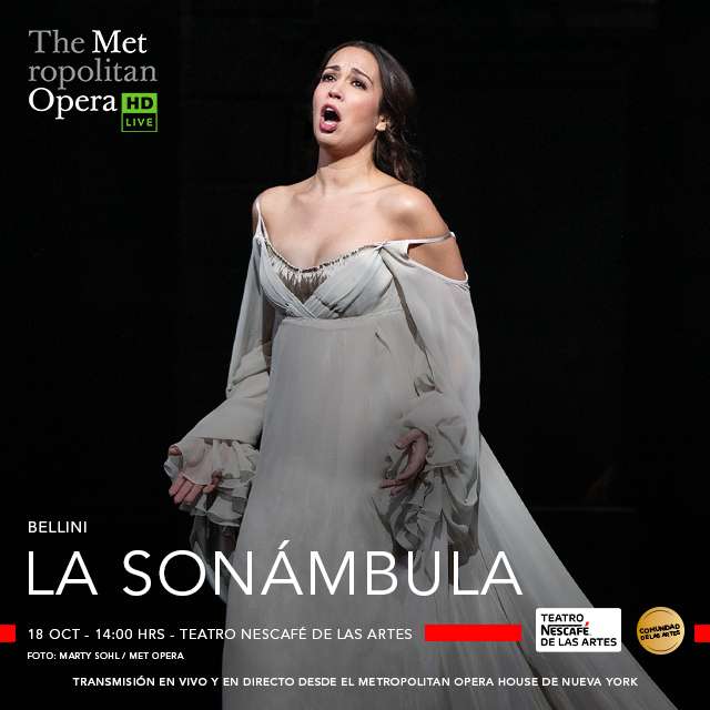 La Sonámbula - Metropolitan Opera Live en Teatro NESCAFÉ de las Artes