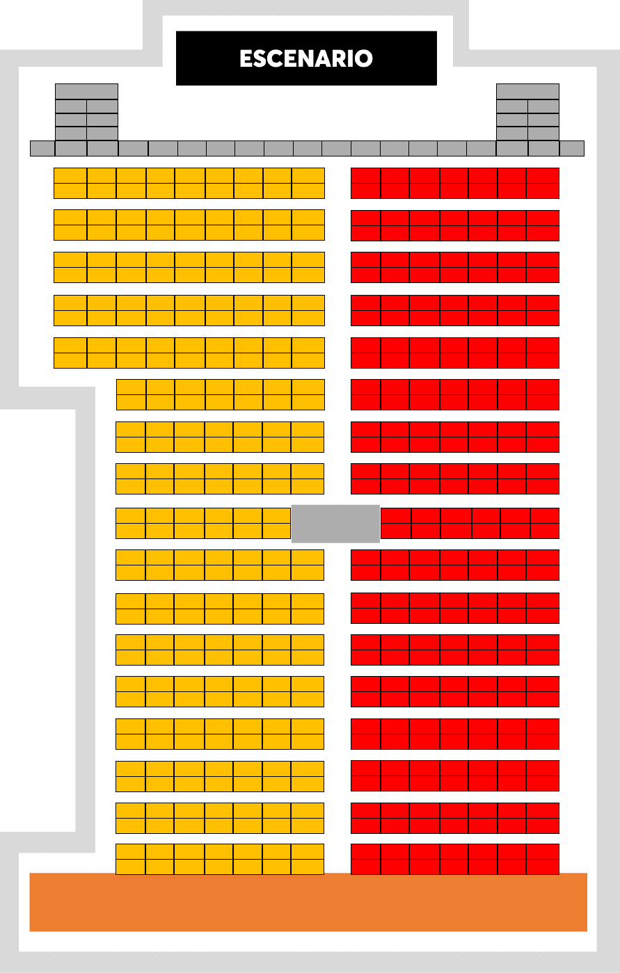 Imagen de tabla de precios