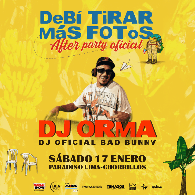 Bad Bunny - 'DeBÍ TiRAR MáS FOToS' After Party Oficial con DJ Orma