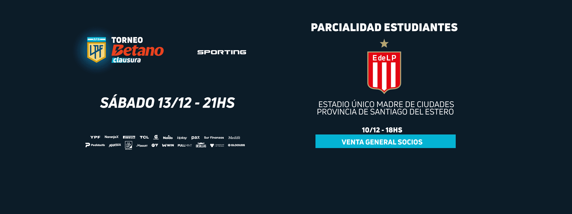 RACING CLUB VS. ESTUDIANTES LP - Final Torneo Betano Clausura 2025