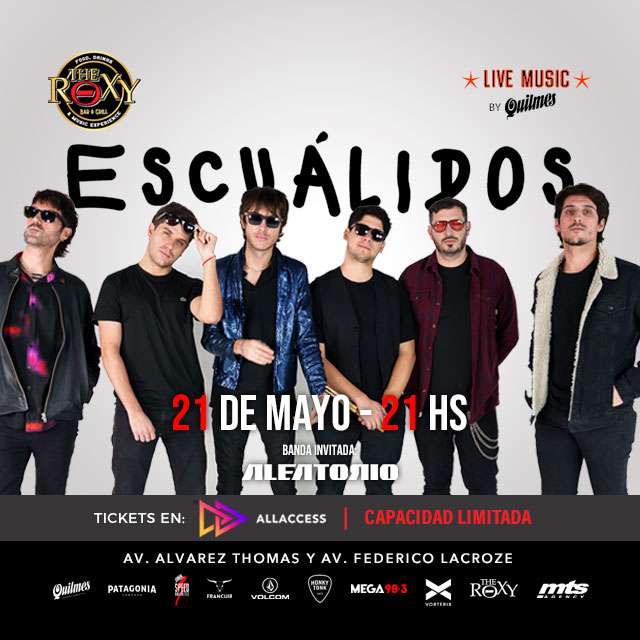 ESCUALIDOS EN THE ROXY BAR & GRILL en The Roxy Bar & Grill