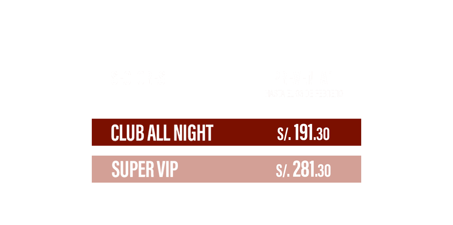 TABLA DE PRECIOS - image