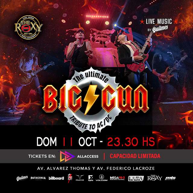 BIG GUN VUELVE A THE ROXY BAR & GRILL en The Roxy Bar & Grill