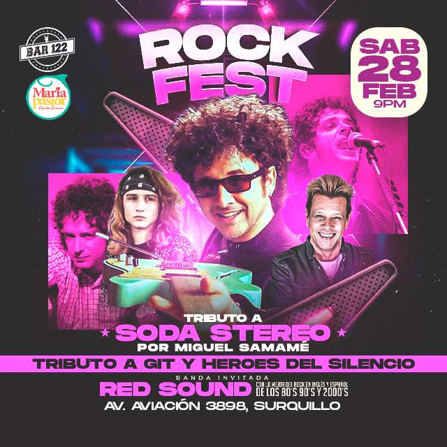 Rockfest en Maria Pastor - Aviación