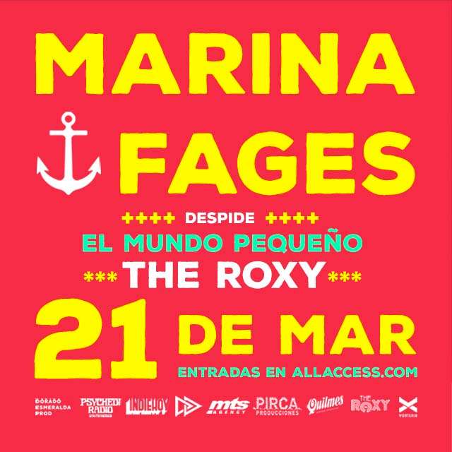 MARINA FAGES despide “El Mundo Pequeño” en The Roxy Live