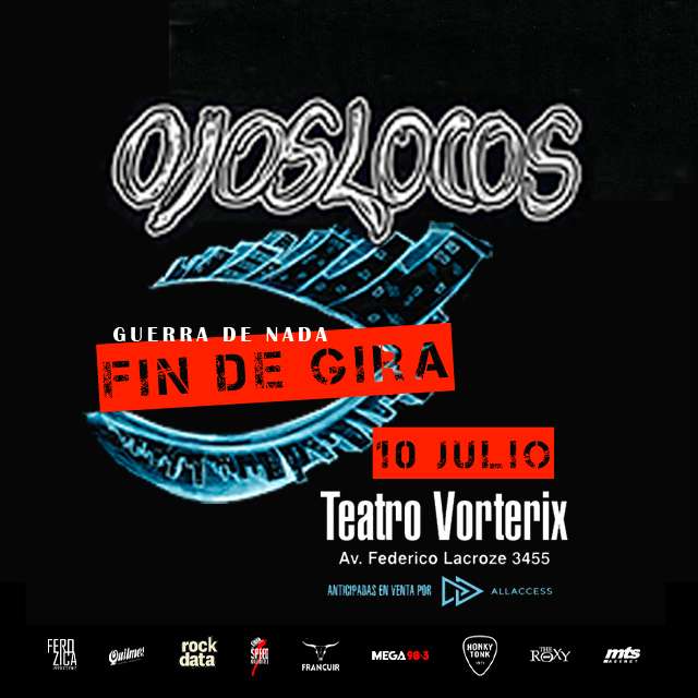 OJOS LOCOS CIERRE DE GIRA EN VORTERIX! en Teatro Vorterix