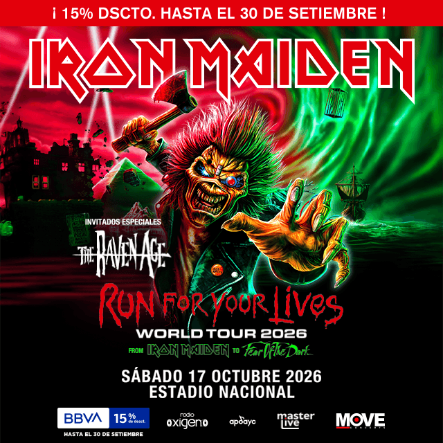 Iron Maiden en Estadio Nacional -Lima - Peru
