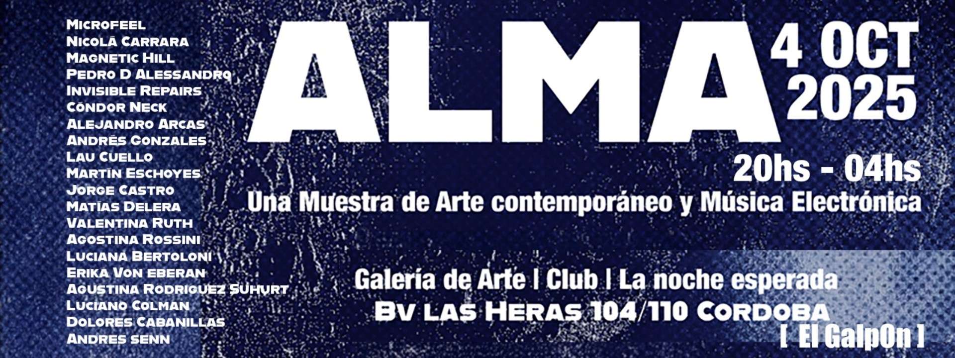 Alma Música Electrónica con Arte Inmersivo