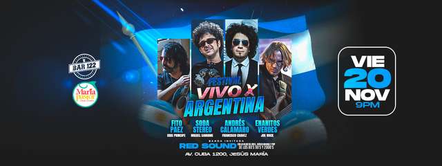 Festival Vivo x Argentina - 20 de Noviembre