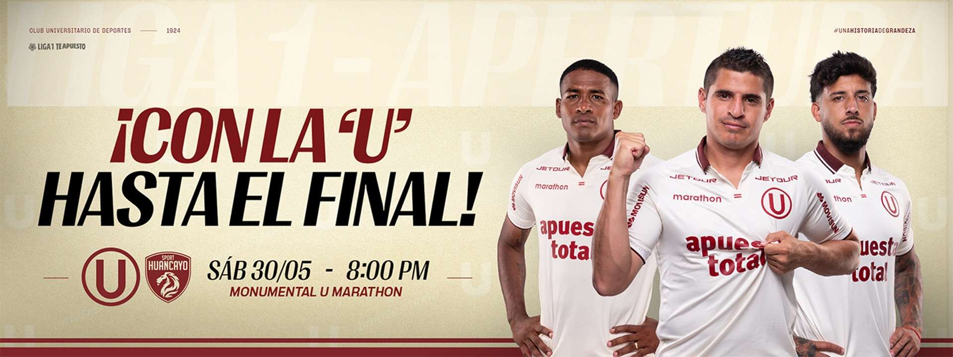 Universitario vs Sport Huancayo | Fecha 17 - Liga 1 - Apertura 2026