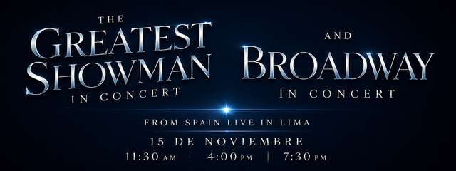 Broadway In Concert From Spain - Live in Lima