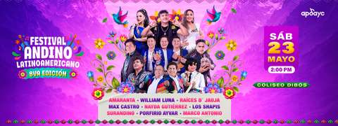 Festival Andino Latinoamericano 8va. Edición