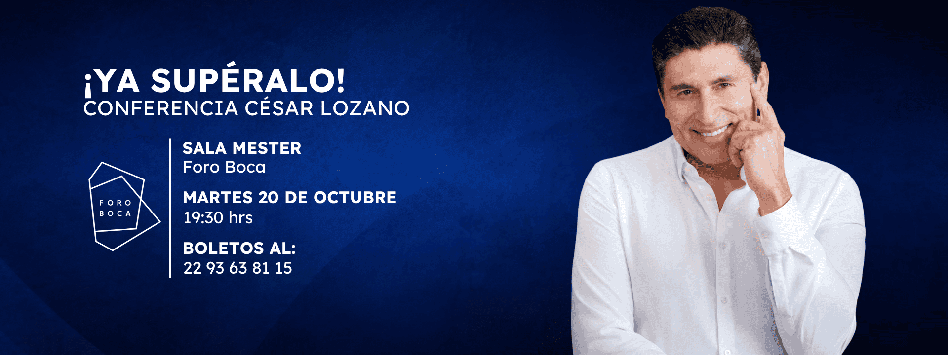 ¡YA SUPÉRALO! | Conferencia César Lozano