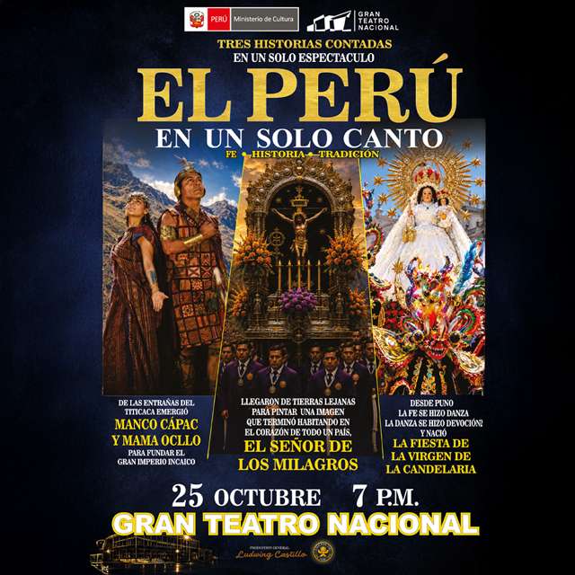 El Perú en un solo canto en Gran Teatro Nacional