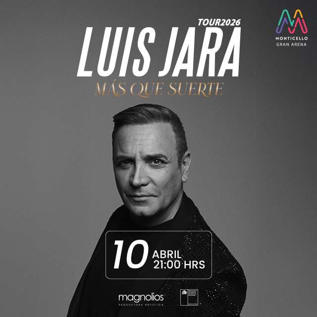 Luis Jara - Más Que Suerte Tour - 10 de Abril 2026