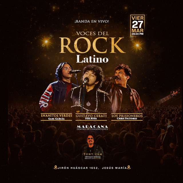 Voces del Rock Latino - Viernes 27 de Marzo - 09:30