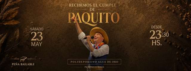 Recibimos el Cumple de Paquito