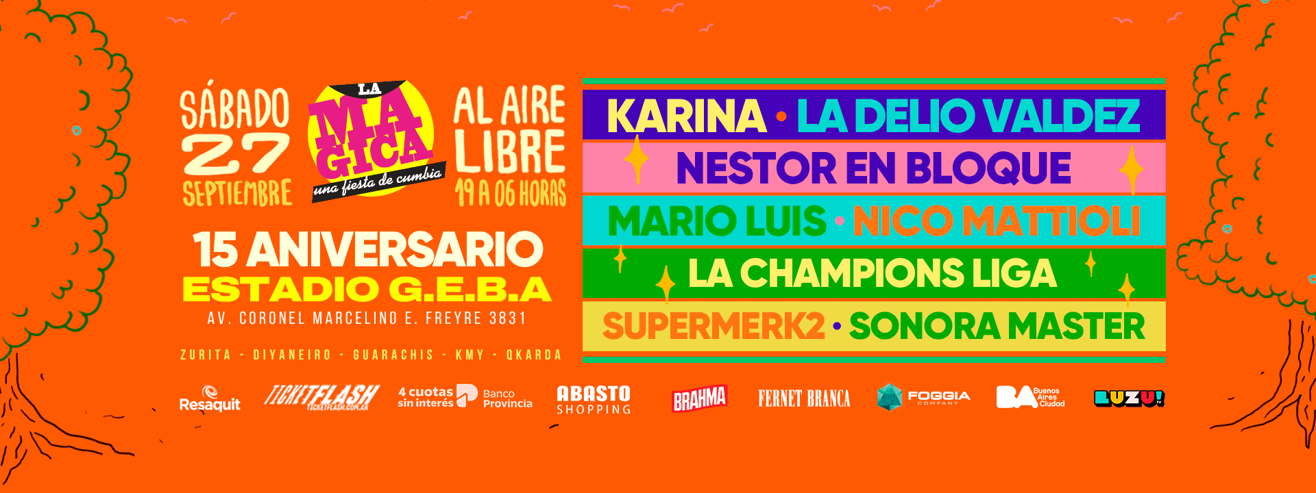 La Mágica 15 aniversario