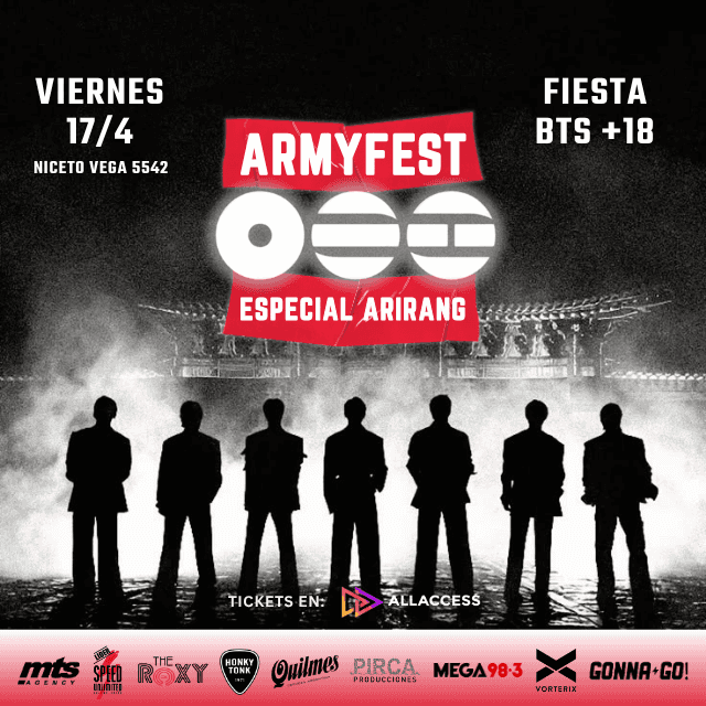 ARMYFEST ARIRANG - 17/4 en The Roxy Live