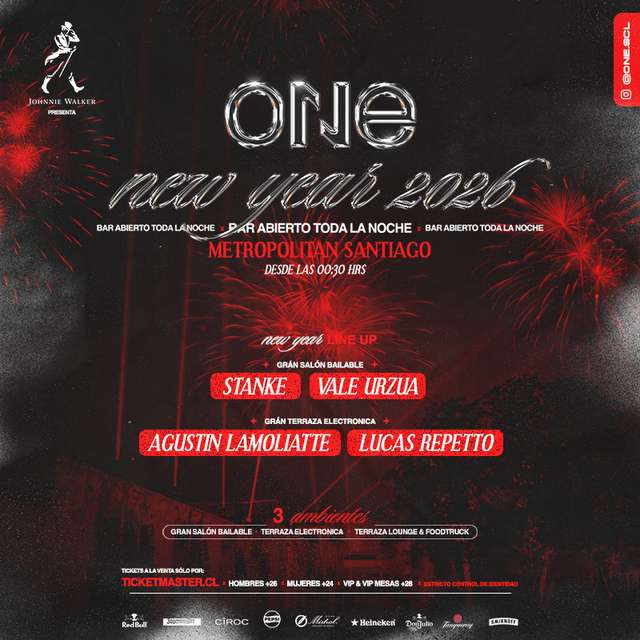 One New Year 2026 en Metropolitan Santiago