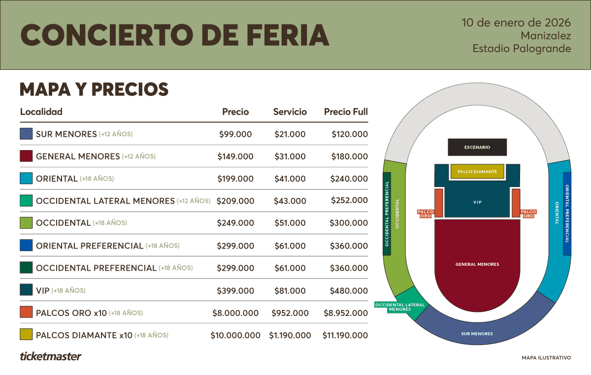 Mapa y precios - image