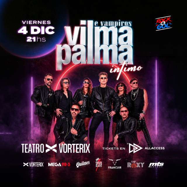VILMA PALMA e VAMPIRO - INTIMO - 4 de Diciembre 2026