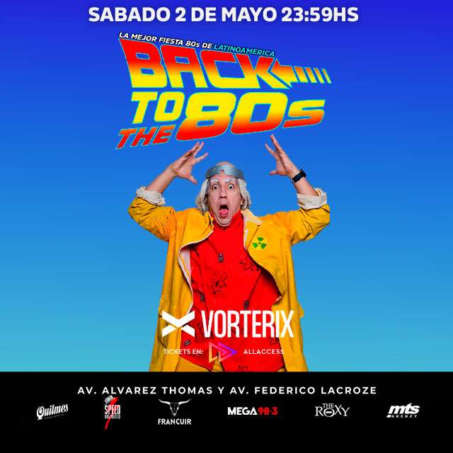 FIESTA BACK TO THE 80s - 2 de Mayo 2026