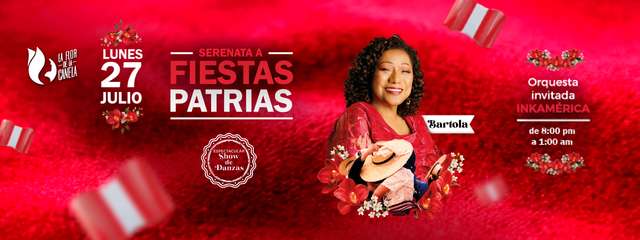 Serenata Fiestas Patrias con Bartola