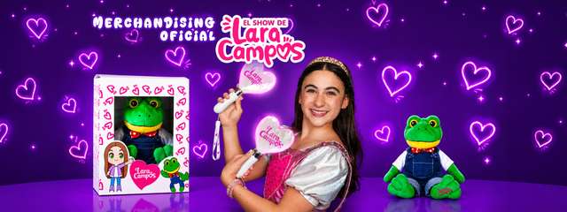 Merchandising Oficial de Lara Campos
