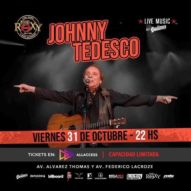 JOHNNY TEDESCO EN THE ROXY BAR & GRILL en The Roxy Bar & Grill