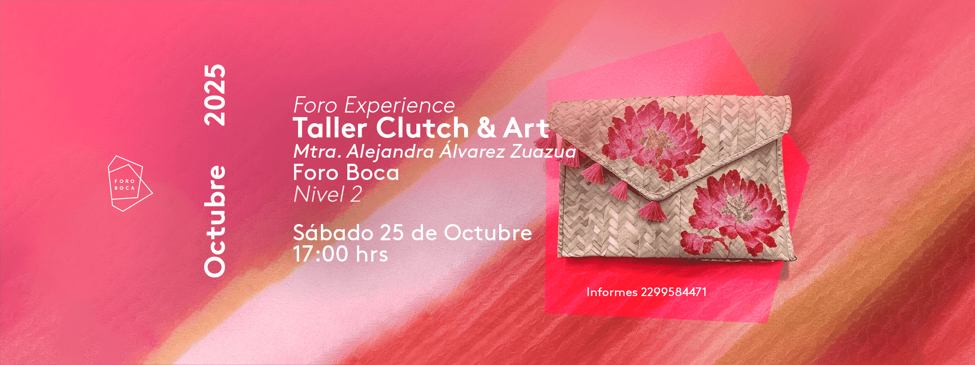Foro Experience | Taller Clutch & Art