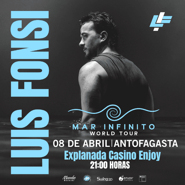 Luis Fonsi - Mar Infinito World Tour en Explanada Casino Enjoy Antofagasta