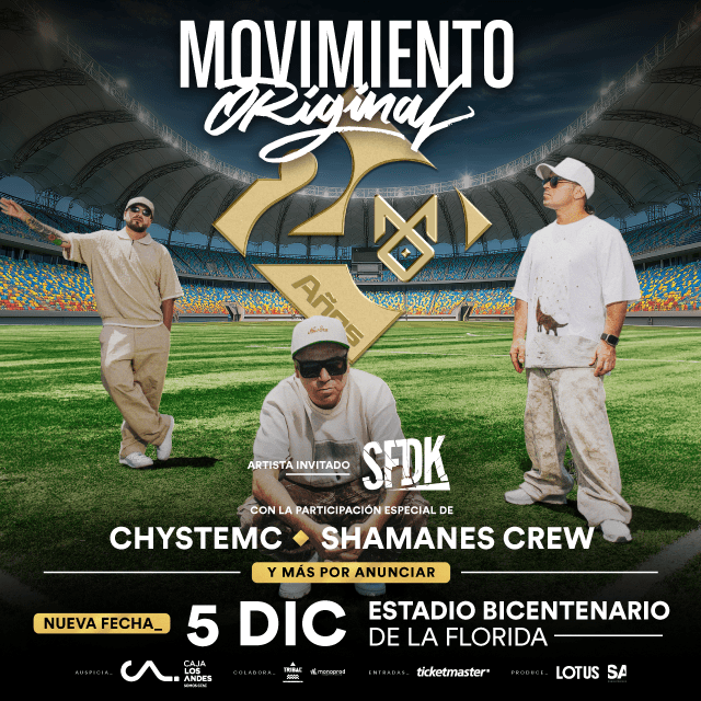 Movimiento Original - 20 Años en Estadio Bicentenario La Florida
