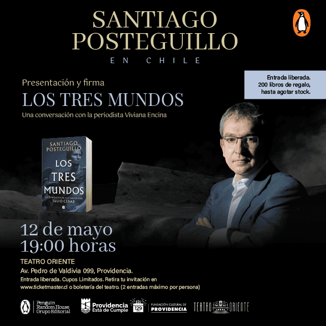 Santiago Posteguillo en Chile en Teatro Oriente