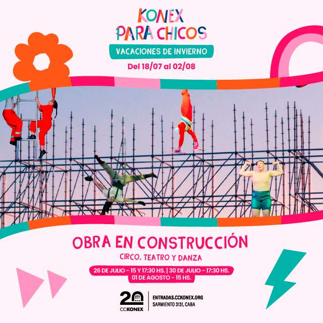 Obra en construcción en Sala Auditorio