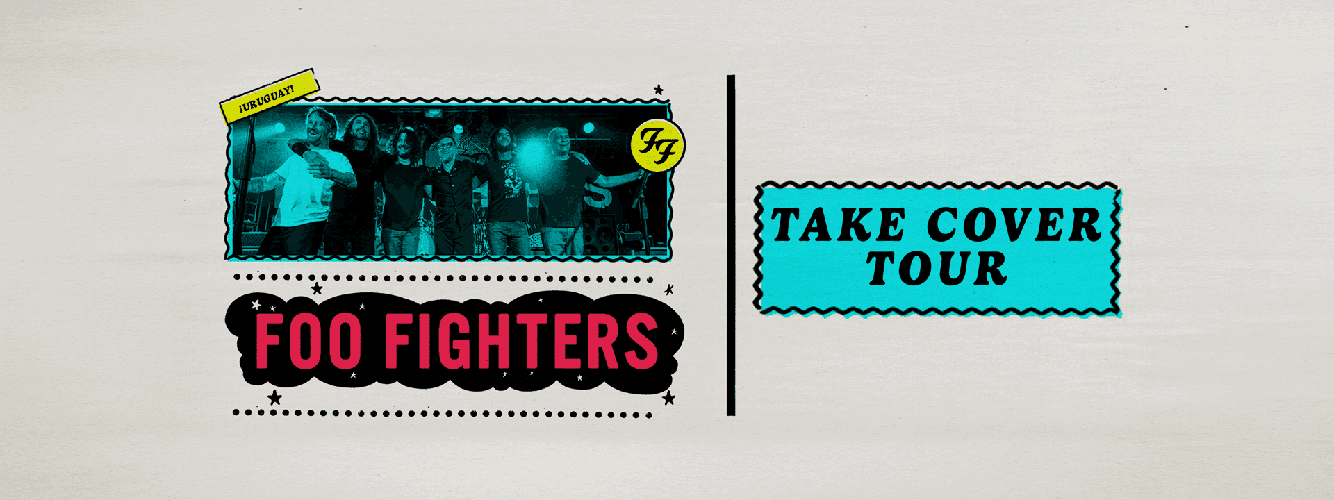 Banner Foo Fighters - Take Cover Tour 2027