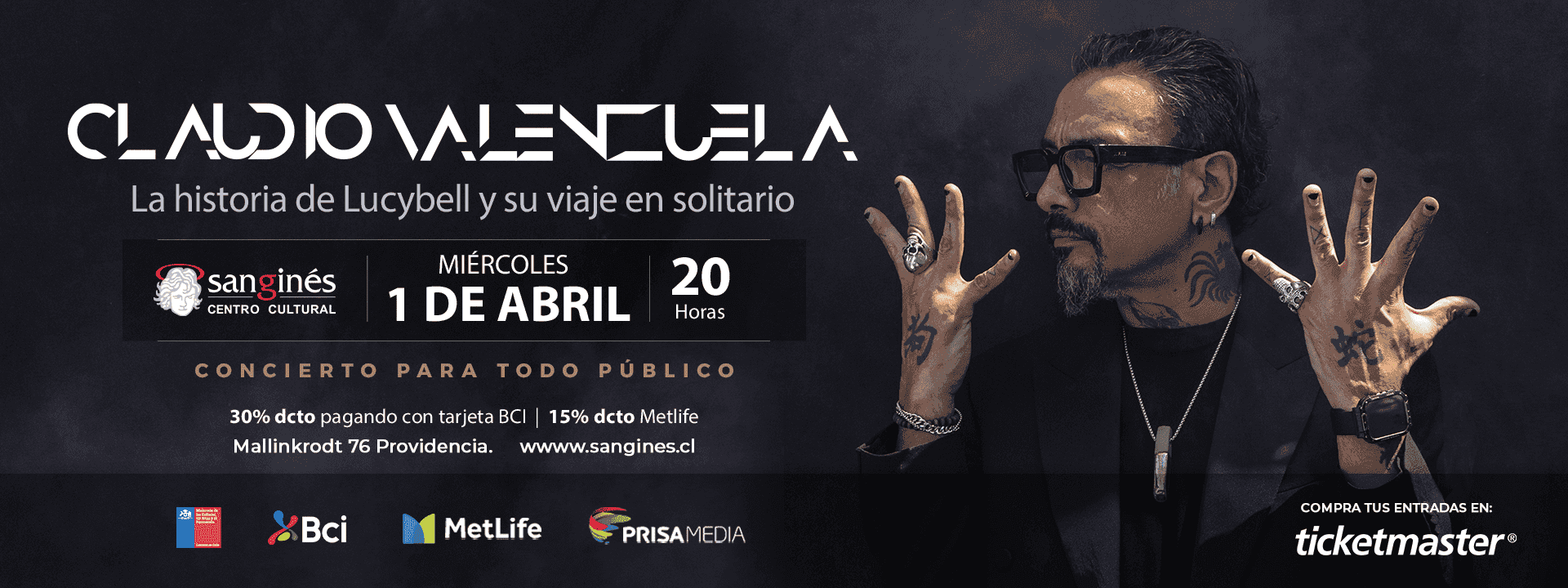 Claudio Valenzuela - "La Historia De Lucybell y Su Viaje En Solitario"