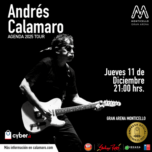 Andrés Calamaro en Gran Arena Monticello