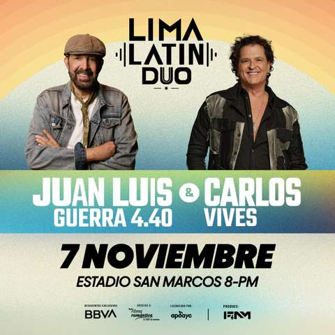 Lima Latin Dúo - Juan Luis Guerra y Carlos Vives en Perú