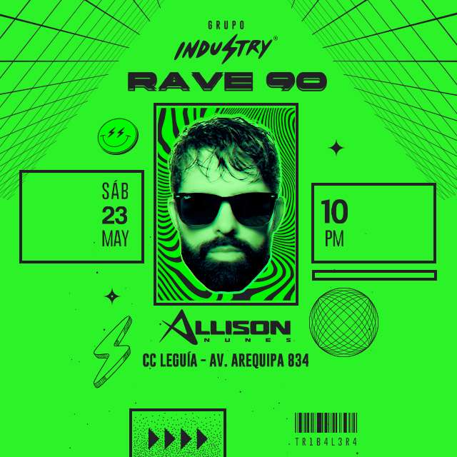 Grupo Industry: Rave 90 Ft Allison Nunes en Centro de Convenciones Leguia