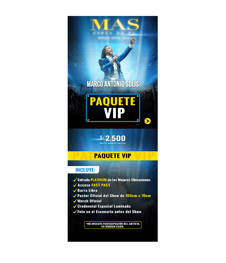 PAQUETES VIP