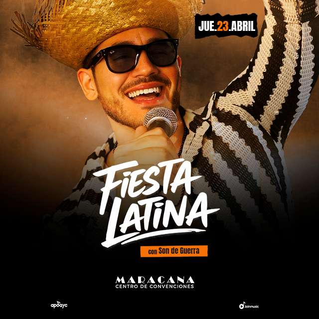 “Fiesta Latina” con Son de Guerra - Jueves 23 de Abril - 9:00 pm
