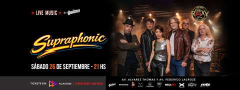 SUPRAPHONIC - El viaje musical que revive los grandes himnos de los años 80 y 90