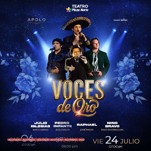 Voces de Oro en Teatro Plaza Norte